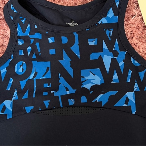 Sweaty Betty Power Frame Workout Vest
printed Blue and navy - Picture 5 of 11